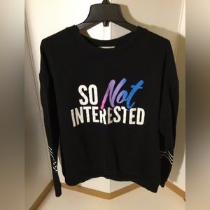 Juniors crew neck sweatshirt
